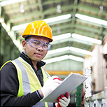Technician working