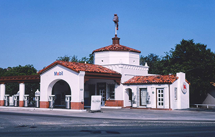 Foto SPBU Mobil di San Antonio, Texas