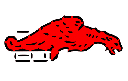 Gargoyle merah, maskot pertama dari Mobil Delvac